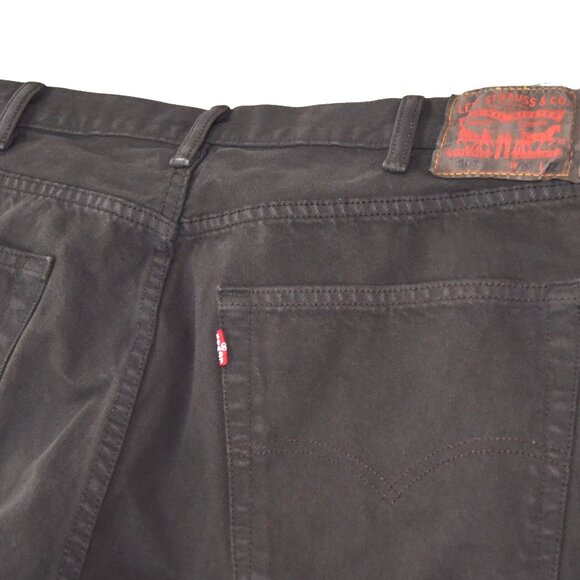 Levi’s 501 Faded Brown Jeans Tagged W40 L32 Straight Leg Button Fly Workwear - Picture 5 of 11